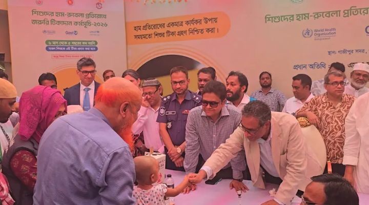 সব শিশুর টিকা নিশ্চিত করতে পারলে আমরা নিরাপদ: স্বাস্থ্য প্রতিমন্ত্রী